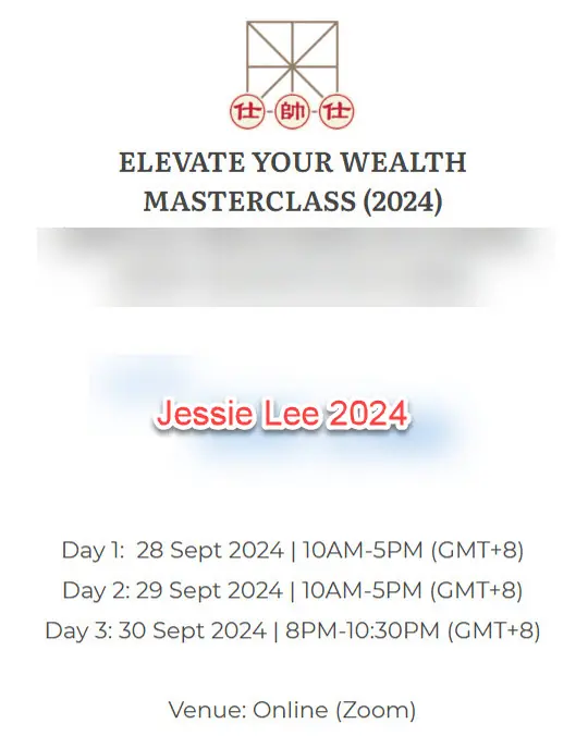 2024 Elevate Your Wealth Masterclass