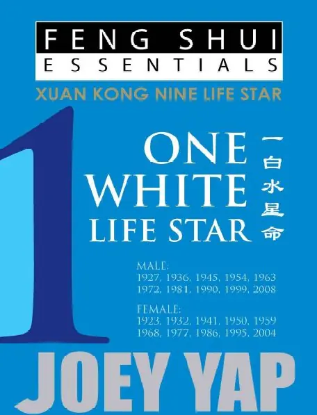 Feng Shui Essentials - 1 White Life Star