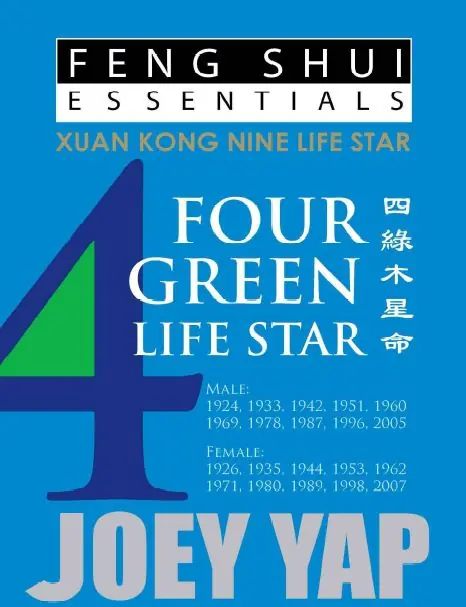 Feng Shui Essentials - 4 Green Life Star