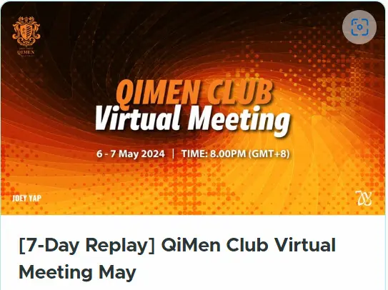 zz023_QiMen Club Virtual Meeting May 24 live cover