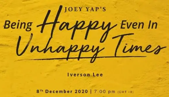 Being Happy in Unhappy Times cover
